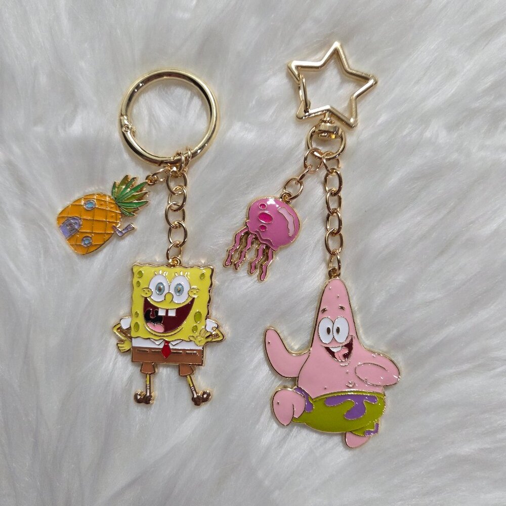 Spongebob & Patrick Keychain Set - image 1